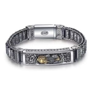 S925 Silver Rotating Feng Shui Pixiu Bracelet
