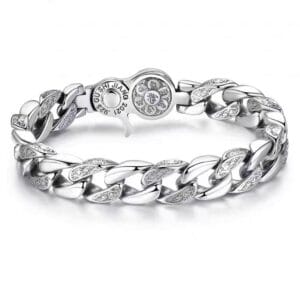 S925 Thai Silver Cuban Chain Bracelet